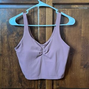 lululemon Align Gathered-Front Tank Top Spiced Chai Size 6